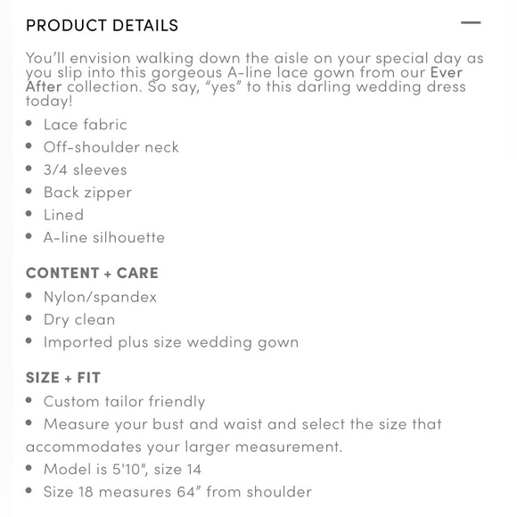 Torrid Women’s White Lace Off Shoulder A-Line Wedding Dress Size 10 NWT NIB - Picture 6 of 13